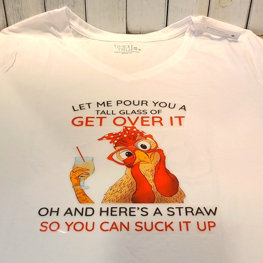 T-shirts, Not from Grandma's Chicken Coop! Pick Shirt Color & Iron On NWT